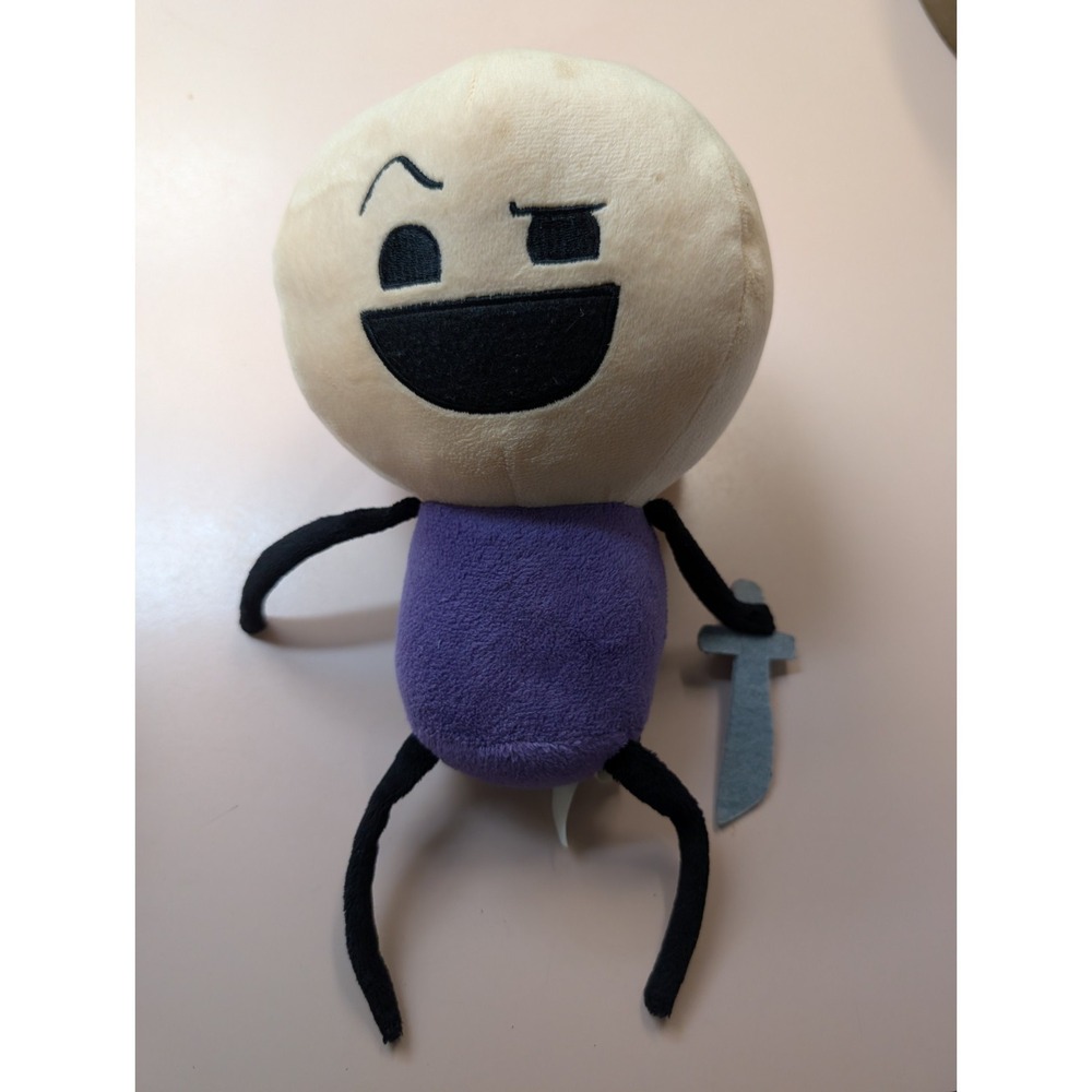 2013 Explosm Cyanide and Happiness Purple Shirted Eye Stabber Plush 12"